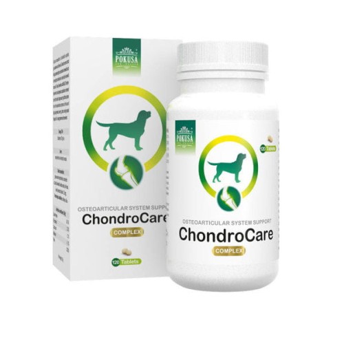 POKUSA GreenLine ChondroCare Preparat dla ochrony układu kostno-stawowego dla psów - 120 tabletek.jpg