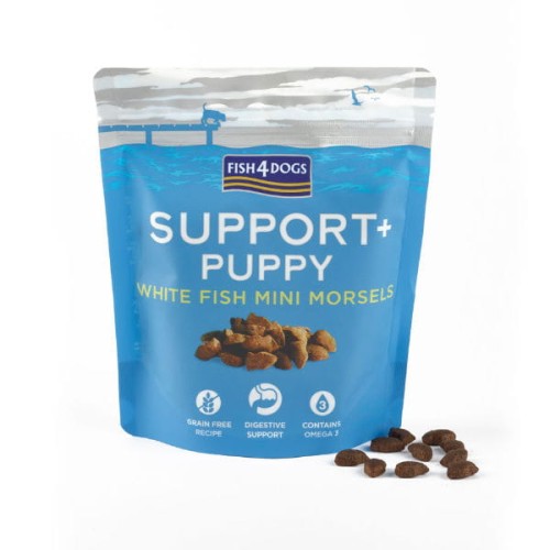 Fish4Dogs PUPPY WHITE FISH MINI MORSELS – Przysmaki funkcyjne na przewód pokarmowy dla szczeniąt - 150 g -.jpg