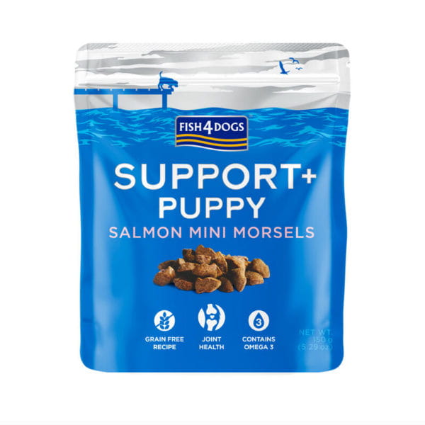 Fish4Dogs PUPPY SALMON MINI MORSELS – Przysmaki funkcyjne na stawy dla szczeniąt - 150 g - 1.jpg