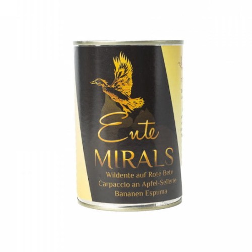 MIRALS Wildente Kaczka z wolnego wybiegu na carpaccio z buraków z pianką jabłkowo-selerowo-bananową.jpg