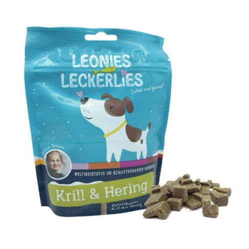 ICEPAW LEONIES Treats Krill Hering Przysmaki ze śledziem i krylem dla psów - 125 g.jpg