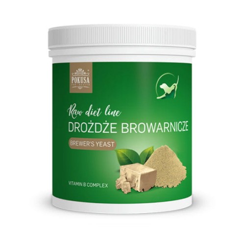 POKUSA Raw Diet Brewer's Yeast Drożdże dla psów i kotów.jpg