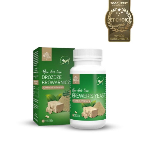 POKUSA Raw Diet Brewer's Yeast Drożdże dla psów i kotów - .jpg