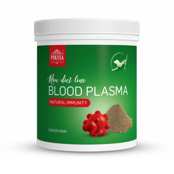 POKUSA Raw Diet BLOOD PLASMA OSOCZE KRWI dla psów i kotów -  150 g.jpg