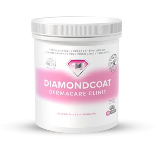 POKUSA DiamondCoat Dermacare Clinic Preparat dla psów z problemami skórnymi.jpg
