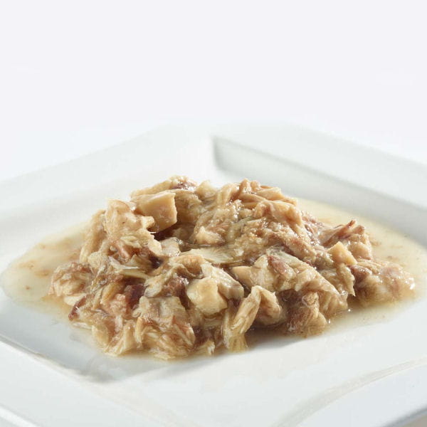 Fish4Dogs FINEST MACKEREL FLAKES WITH SQUID Filety - makrela z kalmarami   - karma mokra dla psów.jpg