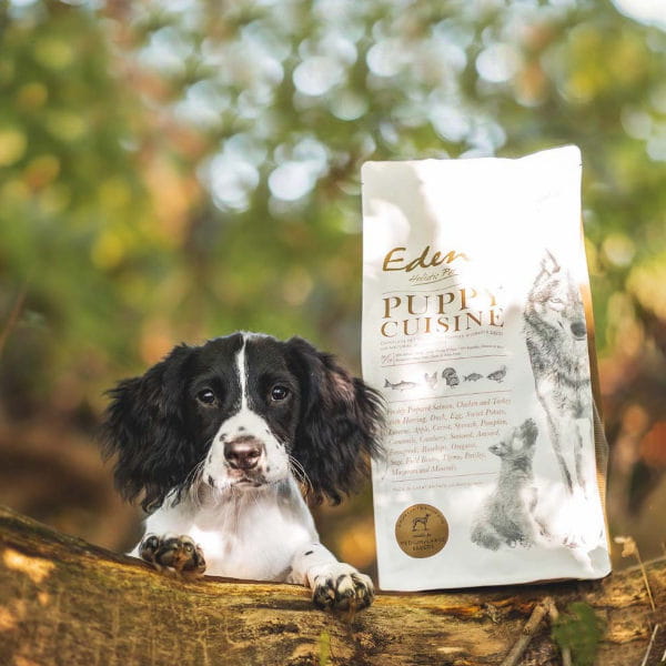 EDEN PUPPY CUISINE Karma sucha z łososiem, kurczakiem, indykiem dla szczeniąt ras średnich i dużych - 3.jpg