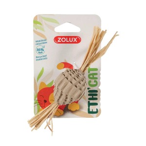 ZOLUX Zabawka ETHI'CAT Piłka z tektury i liście kukurydzy dla kota