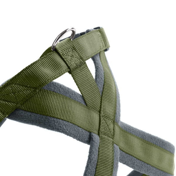 HUNTER LONDON COMFORT szelki dla psa - kolor oliwkowy - detal 1.jpg