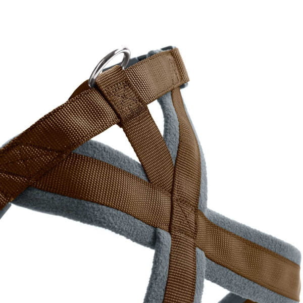 HUNTER LONDON COMFORT szelki dla psa - kolor brązowy - detal 4.jpg