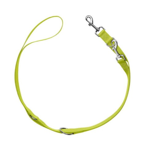 HUNTER LONDON smycz przepinana dla psa - kolor limonkowy.jpg