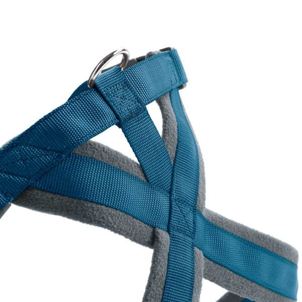 HUNTER LONDON COMFORT szelki dla psa - kolor granatowy - detal.jpg