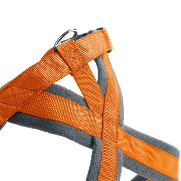 HUNTER LONDON COMFORT szelki dla psa - kolor pomarańczowy - detal 1.jpg