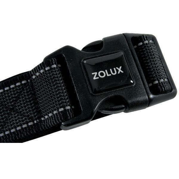 ZOLUX Obroża regulowana MOOV 15 mm kol. czarny - detal - 2.jpg