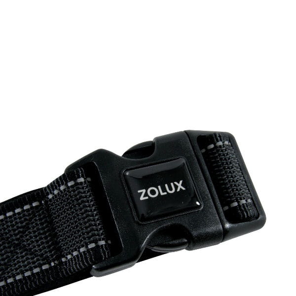 ZOLUX Obroża regulowana MOOV 25 mm - kol. czarny - detal 2.jpg