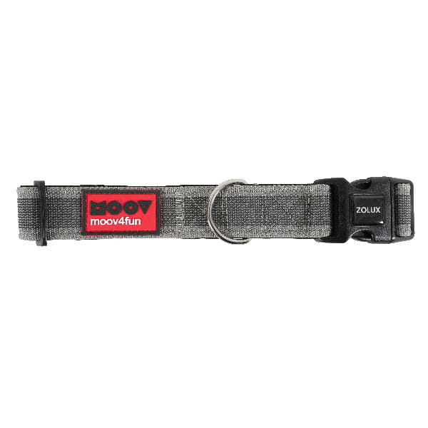 ZOLUX Obroża regulowana MOOV 40 mm kol. szary.jpg