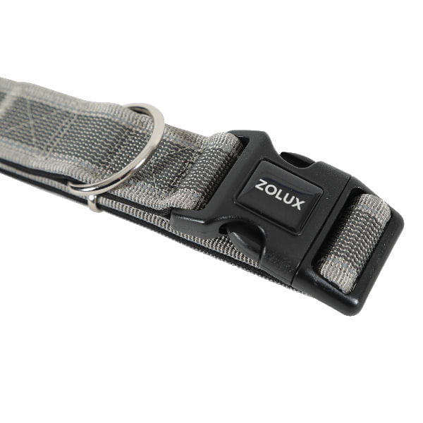ZOLUX Obroża regulowana MOOV 40 mm kol. szary - detal 2.jpg
