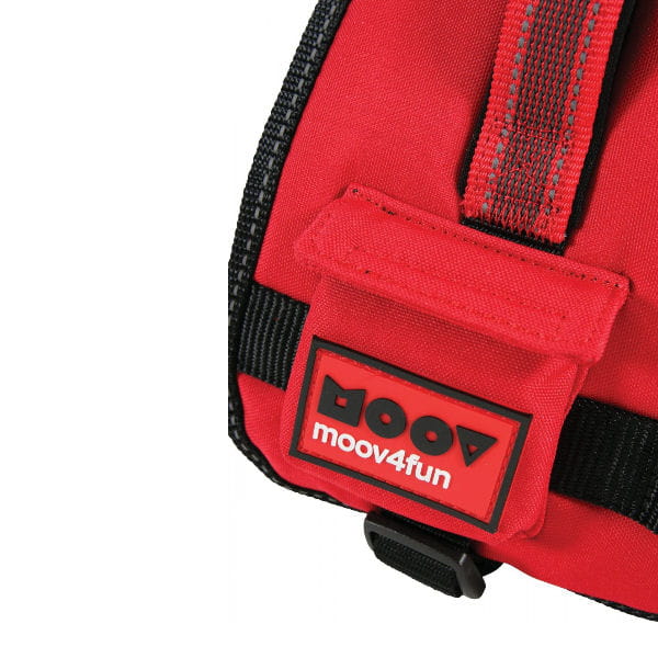 ZOLUX Szelki MOOV COMFORT regulowane XL dla psa - kol. czrewony - detal.jpg