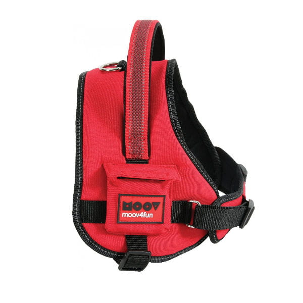 ZOLUX Szelki MOOV COMFORT regulowane XL dla psa - kol. czrewony - 2.jpg