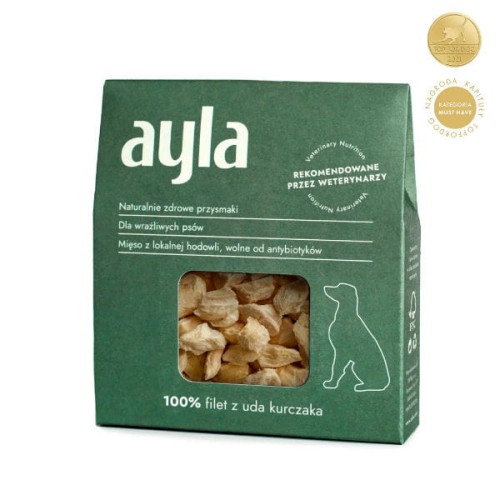 Przysmaki dla psa Ayla - Liofilizowany filet z uda kurczaka.jpg