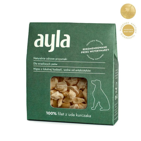 Przysmaki dla psa Ayla - Liofilizowany filet z uda kurczaka.jpg