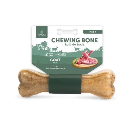 POKUSA  PREMIUM SELECTION Chewing Bone TASTY GOAT Kość do żucia - kozina -17 cm.jpg