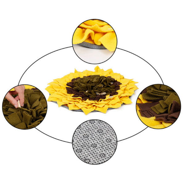 DOGLEMI SUNFLOWER - mata węchowa dla psa - detale.jpg