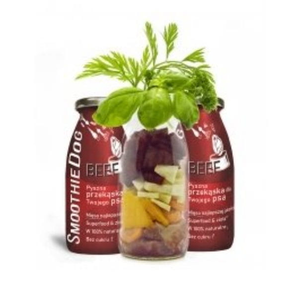 SmoothieDog  BEEF Płynna przekąska z wołowiną dla psa - zawartość .jpg