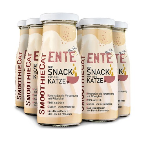 SmoothieCat DUCK Płynna przekąska z kaczką dla kota - 250 ml.jpg