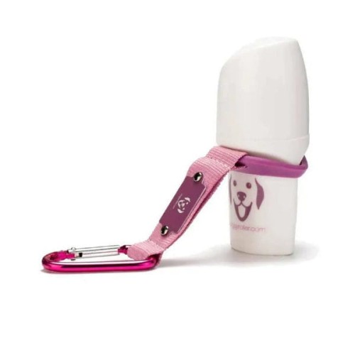 Doggy Roller SmoothieDog z karabińczykiem - różowy.jpg