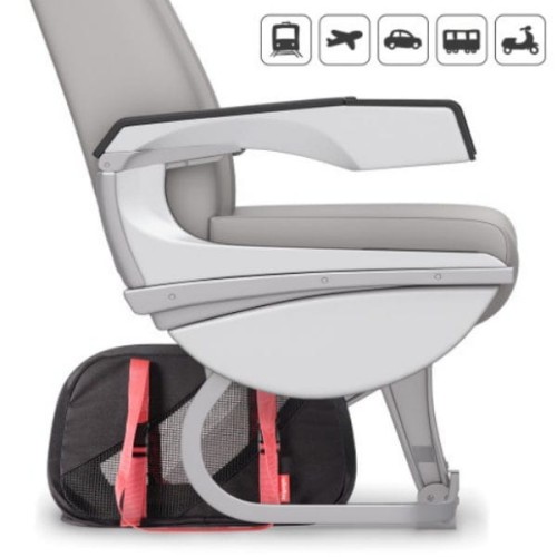 IBIYAYA SKŁADANY TRANSPORTER FLYING PAL -. czarno-czerwony - pod fotelem.jpg