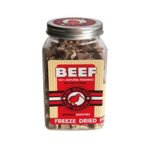 KIWI WALKER BEEF Wołowina  - liofilizowane przysmaki dla psów i kotów - 40 g.jpg