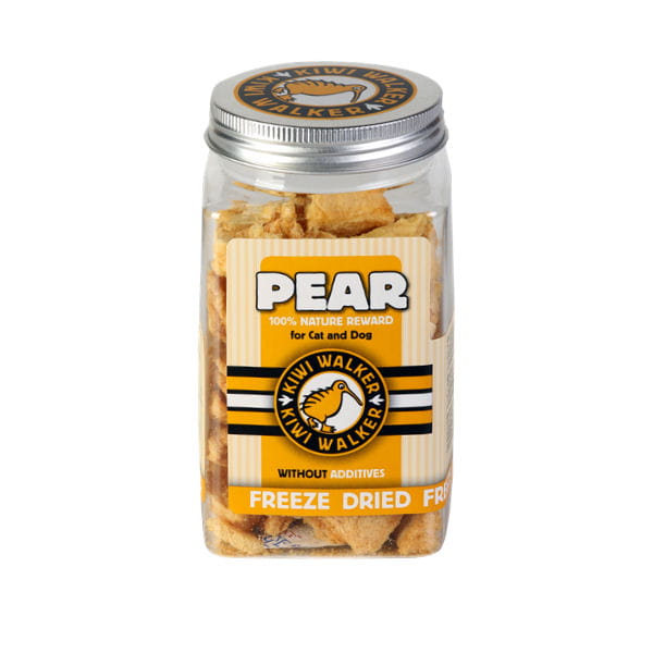 KIWI WALKER PEAR Gruszka - liofilizowane przysmaki dla psów i kotów - 40 g.jpg