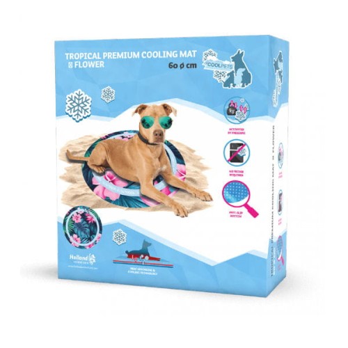 Mata chłodząca dla psów  CoolPets PREMIUM FLOWER .jpg