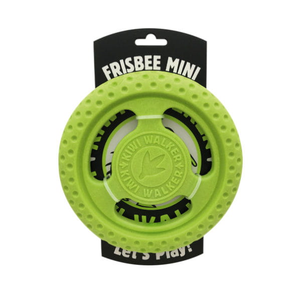 KIWI WALKER Let's Play  FREESBE MINI - zabawka dla psów  - kol. zielony.jpg