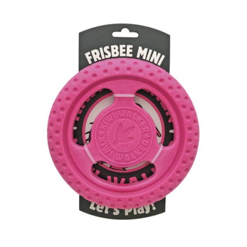 KIWI WALKER Let's Play  FREESBE MINI - zabawka dla psów  - kol. różowy.jpg