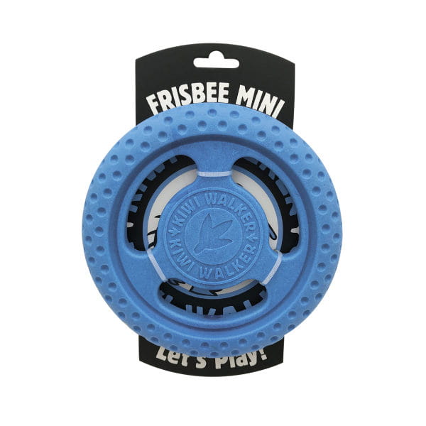 KIWI WALKER Let's Play  FREESBE MINI - zabawka dla psów  - kol. niebieski.jpg