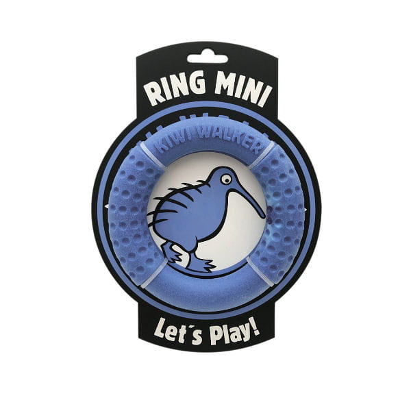 KIWI WALKER LET'S PLAY RING MINI - zabawka dla psów -  kol. niebieski.jpg