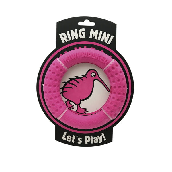 KIWI WALKER LET'S PLAY RING MINI - zabawka dla psów -  kol. różowy.jpg