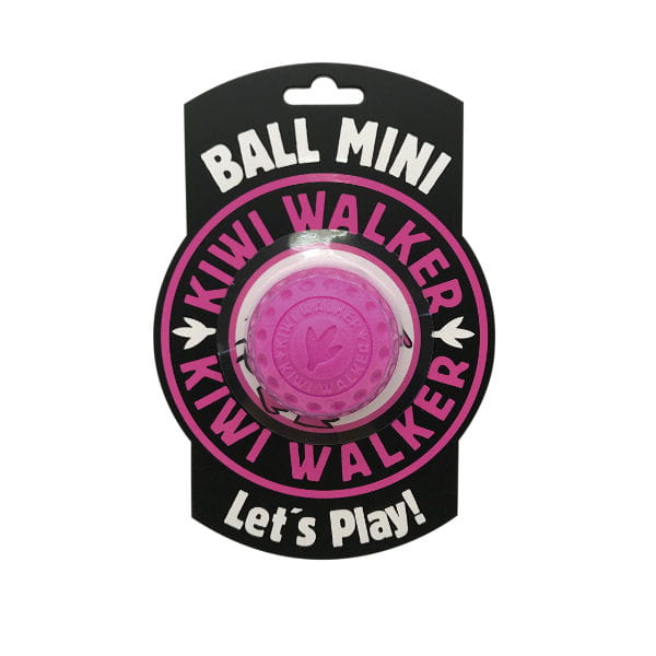 KIWI WALKER Let's Play BALL MINI - zabawka dla psów -  kol. różówy.jpg
