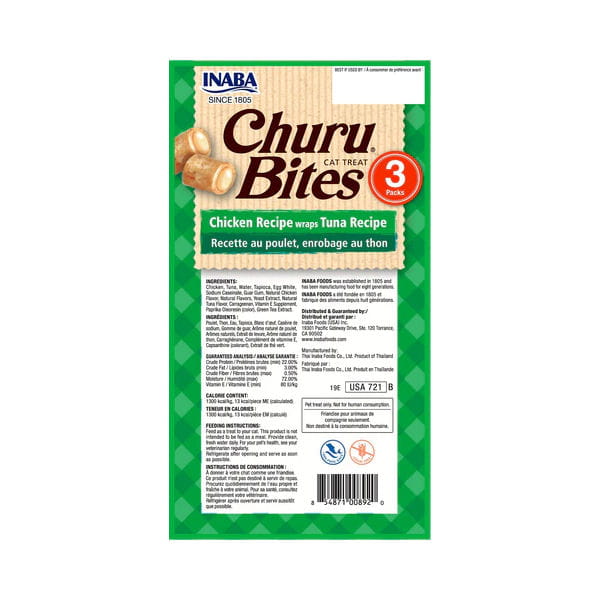 INABA CHURU BITES CHICKEN WRAPS TUNA Przysmaki kremowe w postaci poduszeczek z tuńczykiem i kurczakiem dla kotów.jpg