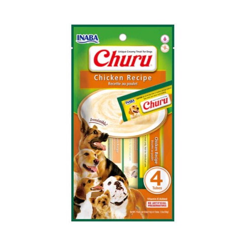 INABA DOG CHURU CHICKEN Przysmaki kremowe z kurczakiem dla psów - 14 g.jpg