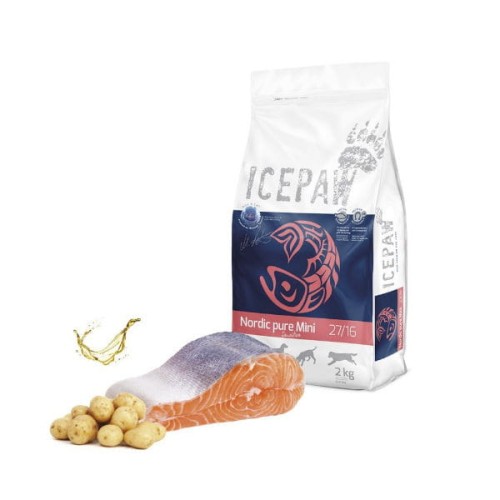 ICEPAW NORDIC PURE MINI SENSITIVE Karma hipoalergiczna z łososiem dla psów małych ras - 2 kg.jpg