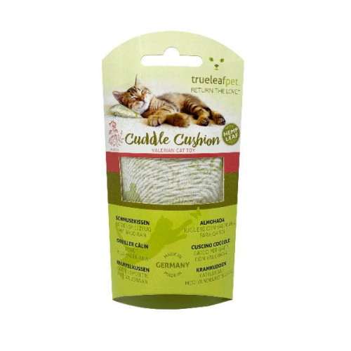 TRUE HEMP Zabawka - poduszeczka z konopiami i walerianą dla kota.jpg