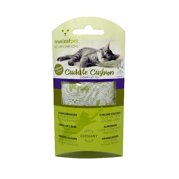 TRUE HEMP Zabawka - poduszeczka z konopiami i kocimiętką dla kota.jpg