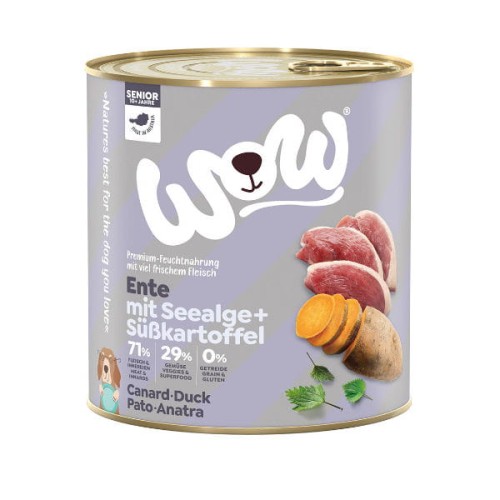 WOW SENIOR ENTE Kaczka z algami - karma pełnoporcjowa dla psów seniorów - 800 g.jpg
