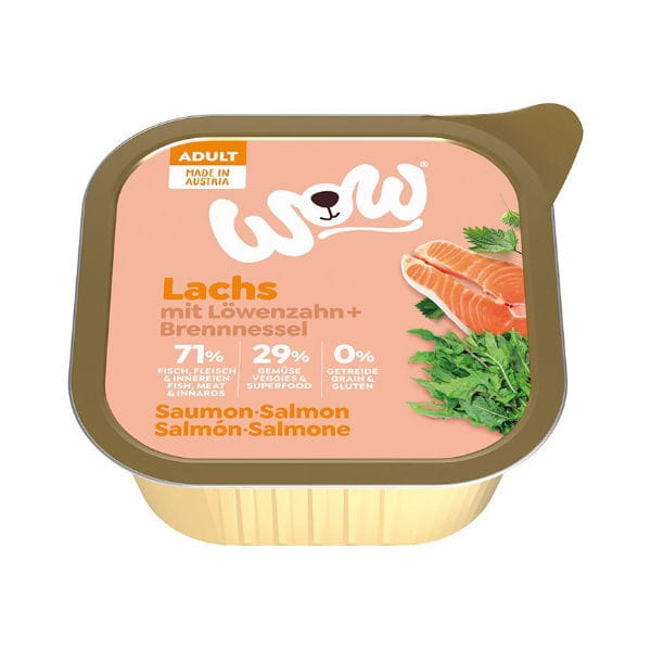 WOW Lachs - łosoś z mniszkiem lekarskim i pokrzywą  -150 g.jpg
