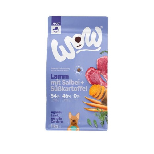 WOW MINI LAMM Jagnięcina z szałwią i batatami - karma sucha pełnoporcjowa dla dorosłych psów małych ras -  1 kg.jpg