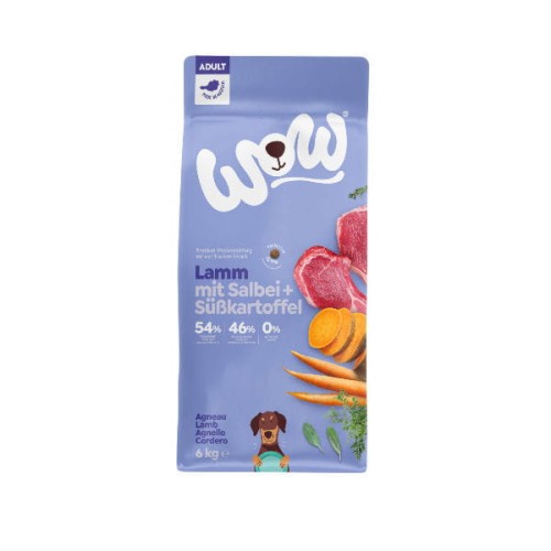 WOW LAMM Jagnięcina z szałwią i batatami - karma sucha pełnoporcjowa dla dorosłych psów.jpg