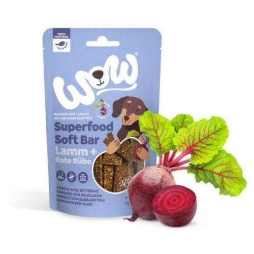 WOW SUPERFOOD SOFT BARE LAMM Jagnięcina z buraczkami - miękkie przysmaki dla psa - 150 g.jpg